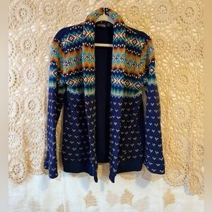 M019 // 1990's Vintage Gotham 100% acrylic Woven Cardigan • Size L